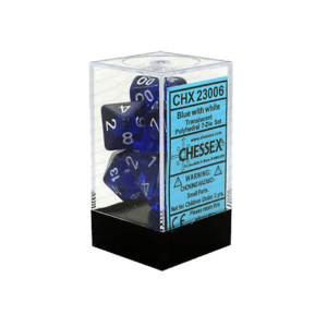 Translucent Polyhedral Blue/White